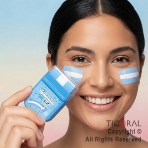 MAQUILLAJE BANDERITA ARGENTINA EN BARRA 6 GR (BLISTER X 3 UNIDADES)